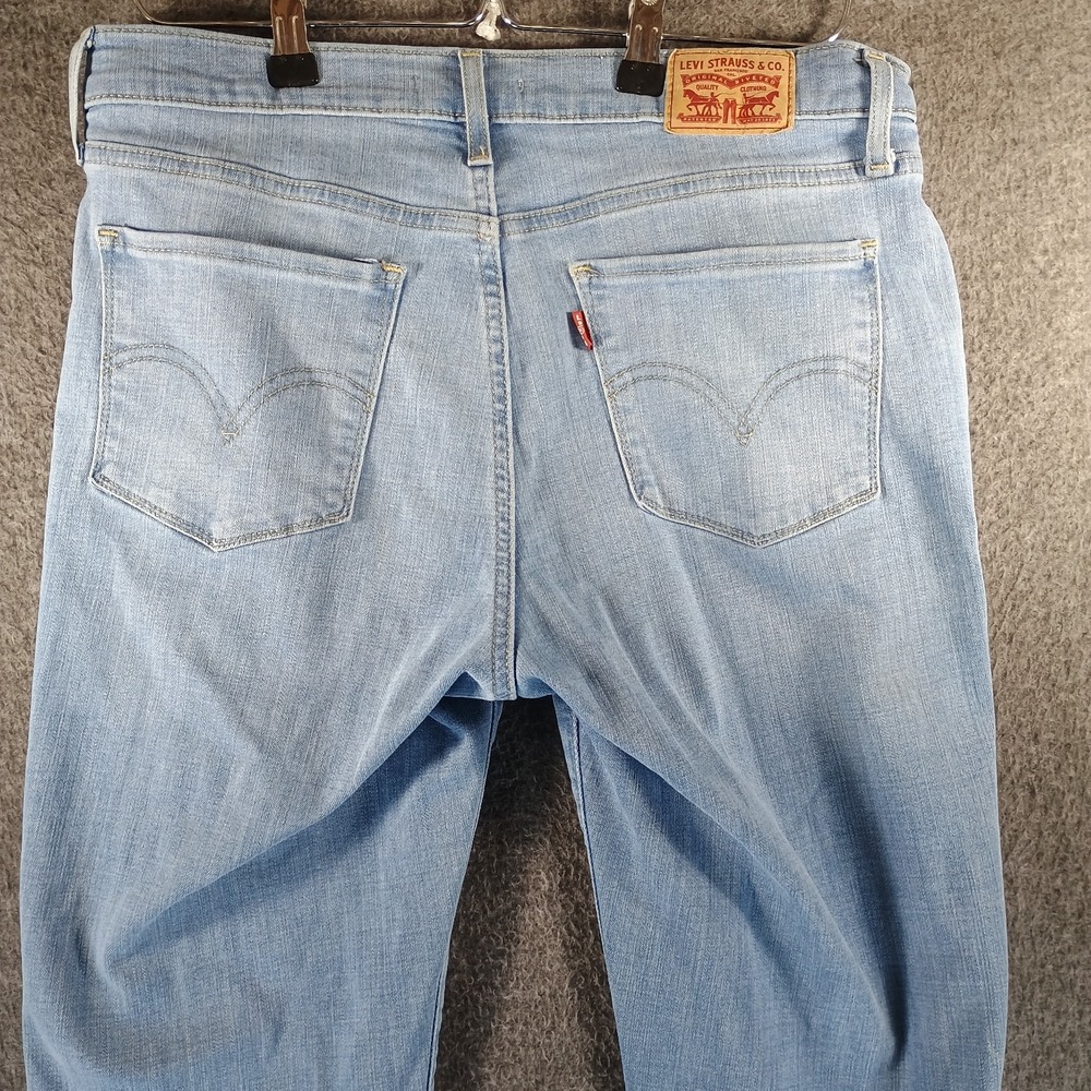 Levi Jeans‎ Women 8M W29 L30 Classic Straight Light Wash Mid Rise Classic USA - Picture 8 of 14